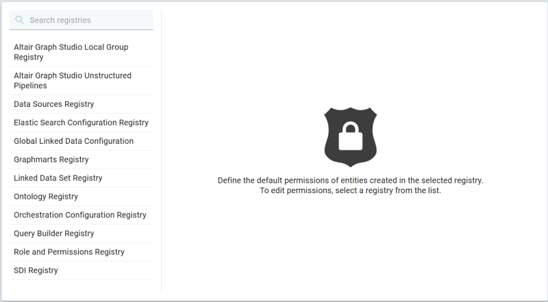 Managing Default Access Policies