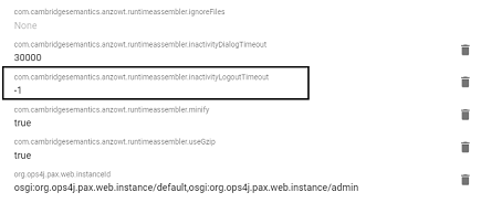 Configuring a User Inactivity Timeout