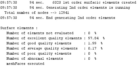 Mesh elements and mesh defects