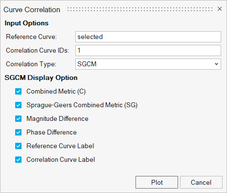 Plot Browser Context Sensitive Menu