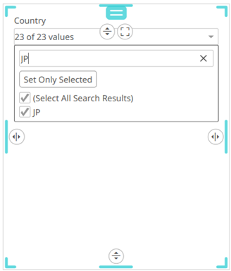 Multiple Selection Drop Down List
