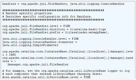 Using java.util.logging (Default)
