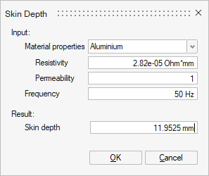 Visual Skin Depth Inches Skin Effect Mesh