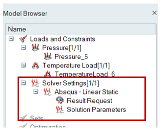 Solver Settings