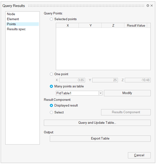 Query Results