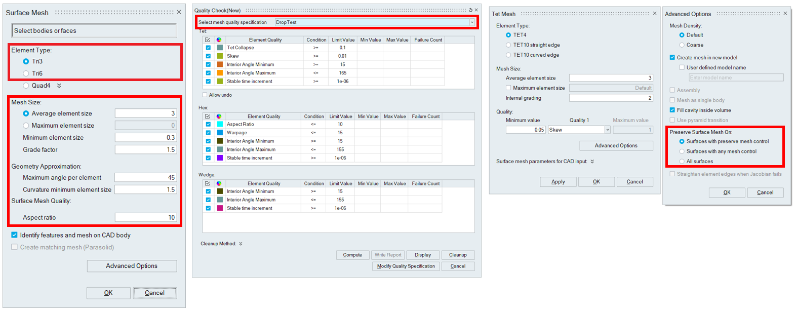 Custom Default Values